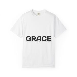 11641495573177534853_2048.jpeg Grace & Triple Boss Unisex Garment-Dyed T-shirt - Casual Wear, Unique Gifts, Inspirational Fashion, Trendy Apparel, Everyday Comfort