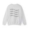 TripleBoss Saved by Grace Crewneck Sweatshirt, Inspirational Sweatshirt, Faith Sweatshirt, Unisex Sweatshirt, Casual Faith Apparel, Religious Gift