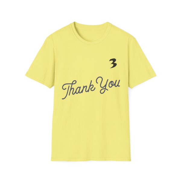 17653594498625798475_2048.jpeg Tripleboss Thank You Unisex Softstyle T-Shirt, Gratitude Tee, Gift for Friends, Casual Wear, Thank You Shirt, Everyday Comfort
