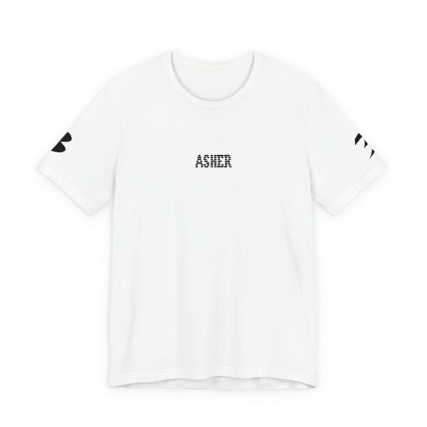 2282049856063279067_2048.jpeg Tripleboss Stylish Unisex Tee with Asher Design, Casual Wear, Gift for Friends, Everyday Style, Summer Essential, Trendy Graphic Tee