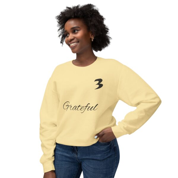 3686784271231953267_2048.jpeg Tripleboss Grateful Crewneck Sweatshirt, Unisex Gift, Casual Wear, Thanksgiving Apparel, Spiritual Sweatshirt