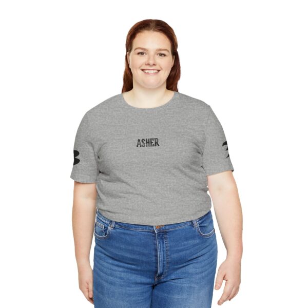 7293409879708578257_2048.jpeg Tripleboss Stylish Unisex Tee with Asher Design, Casual Wear, Gift for Friends, Everyday Style, Summer Essential, Trendy Graphic Tee